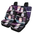 thumbnail image 1 of Tutolipy Owl Mandala Flower Printed Car Seat Covers Full Set of 4, Comfortable Breathable Front and Rear Seat Protection, All Weather Protection, Universal Fits Car Interior Accessories, 1 of 3