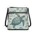 thumbnail image 1 of Tutolipy Sea Map Print Purse Satchel, Adjustable Strap Satchel Bag Waterproof Zipper Closure Shoulder Bag for Travel Use Daily, 1 of 7