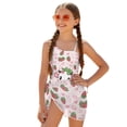 thumbnail image 1 of Tutolipy Strawberries Girls Swimsuit for Swimwear Beach, Sun Protection Adjustable Strap Girls One Piece Bathing Suit with Mesh Cover Up 17-18 Years Old, 1 of 9