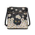 thumbnail image 1 of Tutolipy Waterproof Women's Single Shoulder Bag for Weekend Activities Travel, PU Leather Easy to Carry Crossbody Purse, Black Cat Daisy, 1 of 7