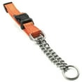 thumbnail image 1 of Tutor-Sheild Martingale Safety & Training Chain Dog Collar, Orange - Large, 1 of 1
