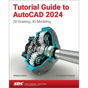 Pre-Owned Tutorial Guide to AutoCAD 2024: 2D Drawing, 3D Modeling (Paperback) by Shawna Lockhart