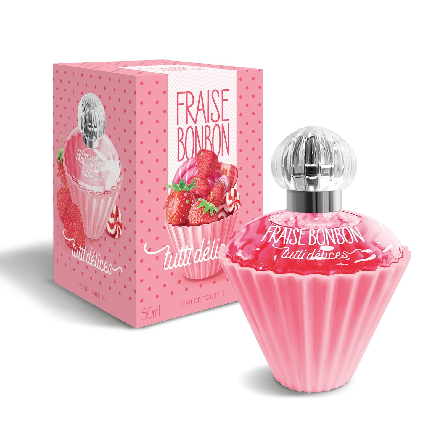 Tutti Delices Eau de Toilette Sweet Strawberry Fraise Bonbon Perfume for  Women 50ml A Sweet Fragrance 