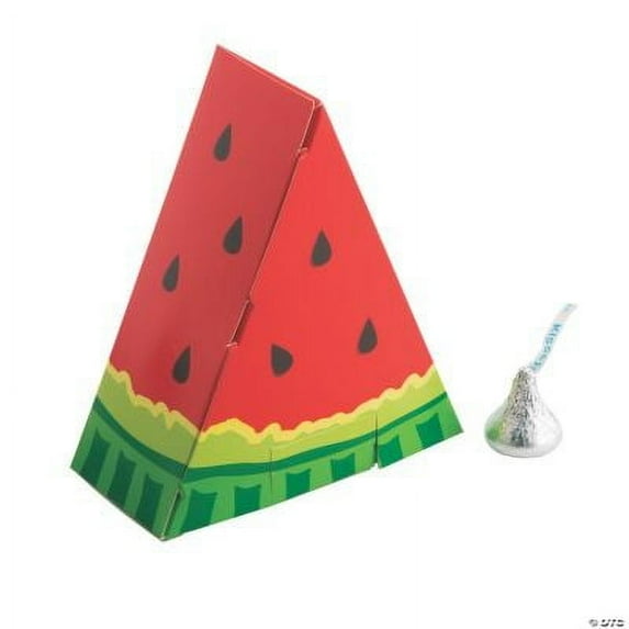 Tutti Frutti Watermelon Treat Boxes, Birthday, Party Supplies, 12 Pieces
