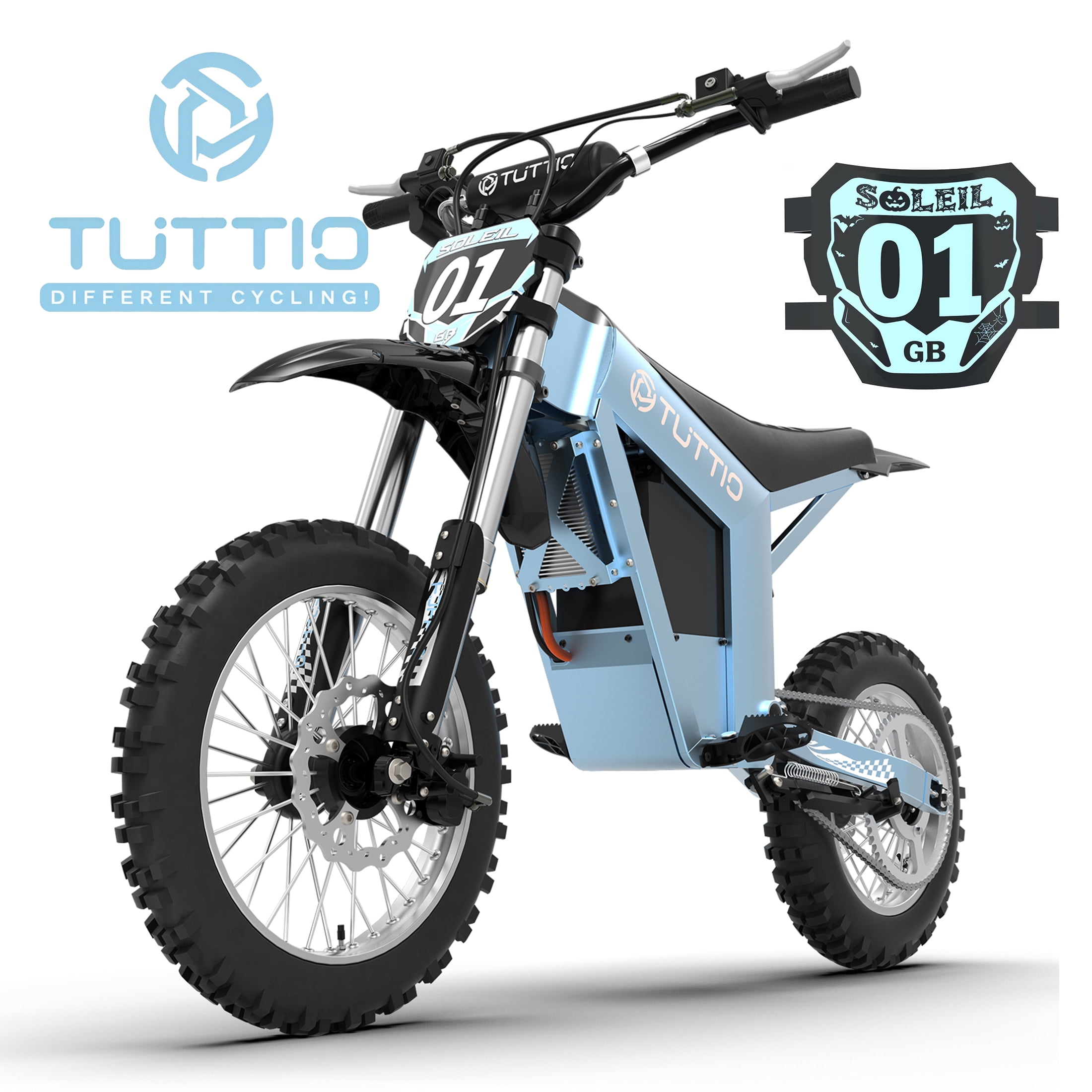 Tuttio Soleil01 GB Glacier Blue 3000W Electric Dirt Bike for Teens