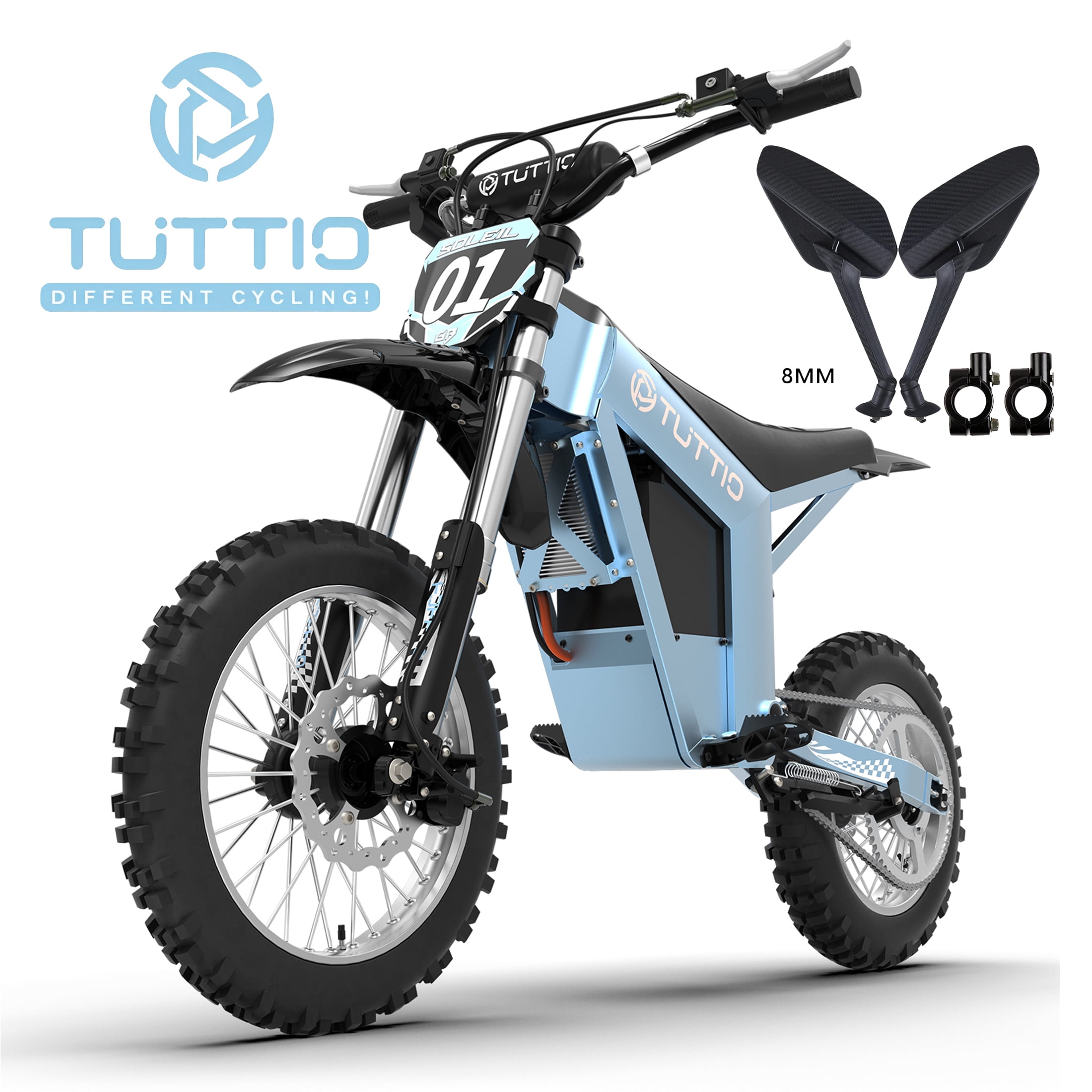Tuttio Soleil01 GB Glacier Blue 3000W Electric Dirt Bike for Teens