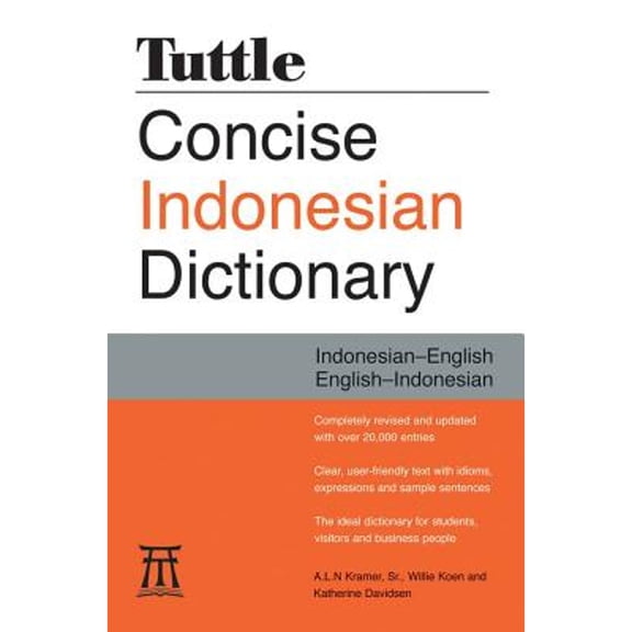 Pre-Owned Tuttle Concise Indonesian Dictionary: Indonesian-English English-Indonesian (Vinyl Bound) 0804837333 9780804837330