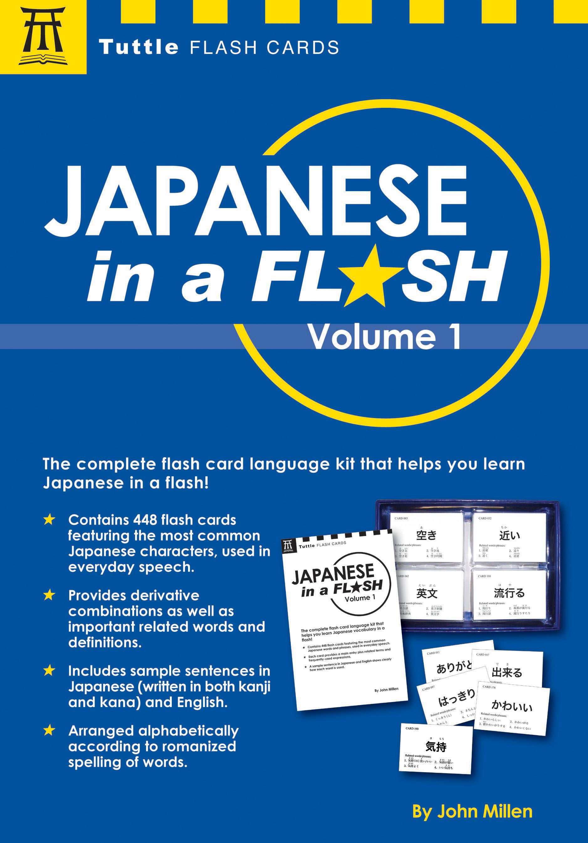 Tuttle Flash Cards Japanese in a Flash Kit Volume 1 Learn Japanese