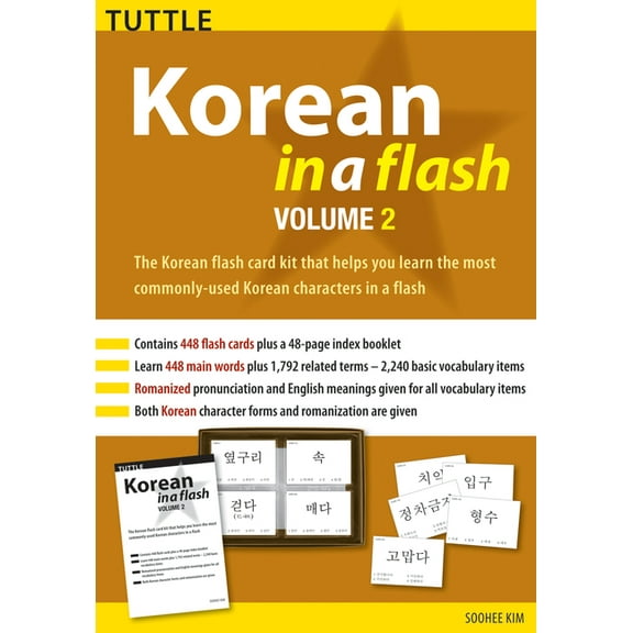 Tuttle Flash Cards: Korean in a Flash Kit Volume 2 (Other)
