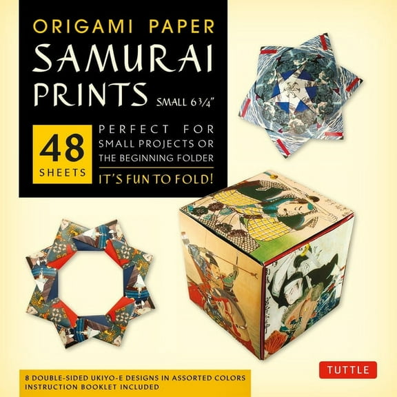 Tuttle Specials Origami Paper - Samurai Prints - Small 6 3/4 - 48 Sheets: Tuttle Origami Paper: Origami Sheets Printed with 8 Different , (Loose Leaf)