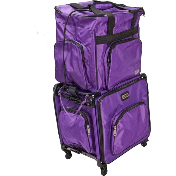 Tutto Serger Tote on Wheels Purple, 17"
