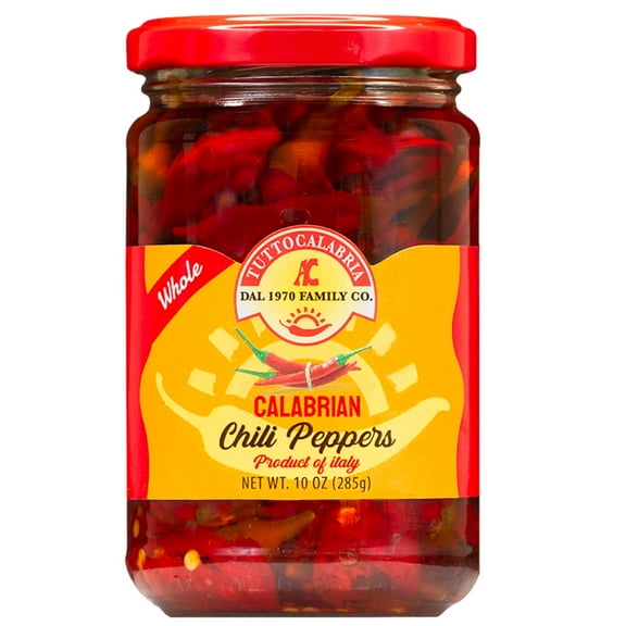 Tutto Calabria Whole Calabrian Chilli Pepper, 10.2oz