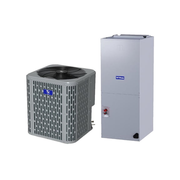 TuttoKool 2.5 Ton 14.3 SEER2 R-454B Air Conditioning System w/5Kw Heat | TAC5030A1000A - T4AH4P31B000A - JAYHTR1A08BKRAA