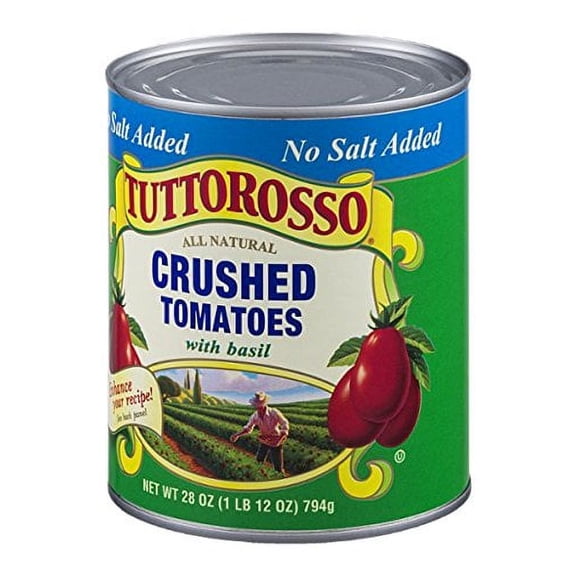 Tuttorosso Crushed Tomatoes With Basil No Salt Added
