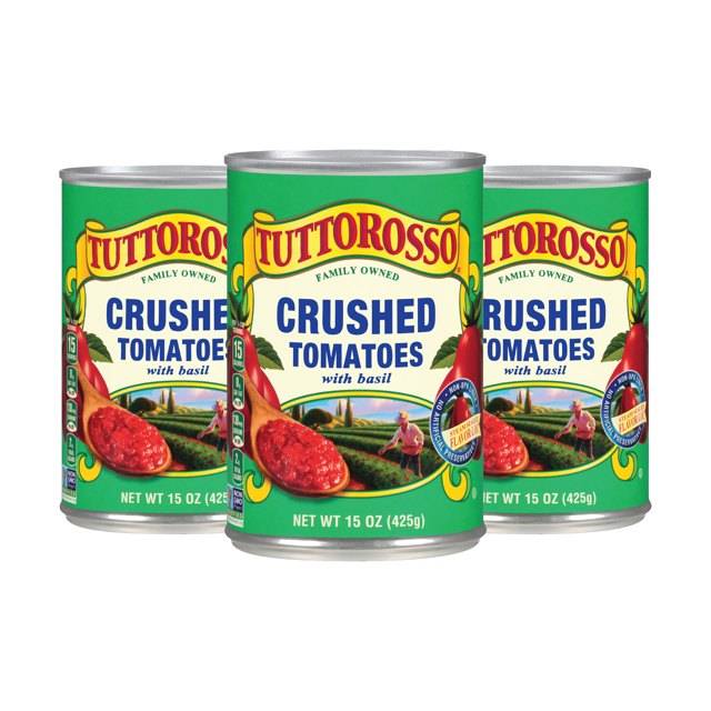 Tuttorosso Crushed Tomatoes with Basil, Gluten Free and Vegetarian