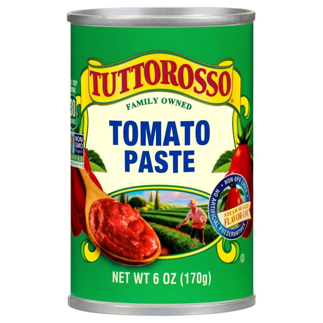 Tuttorosso Tomato Paste, 6 oz Can