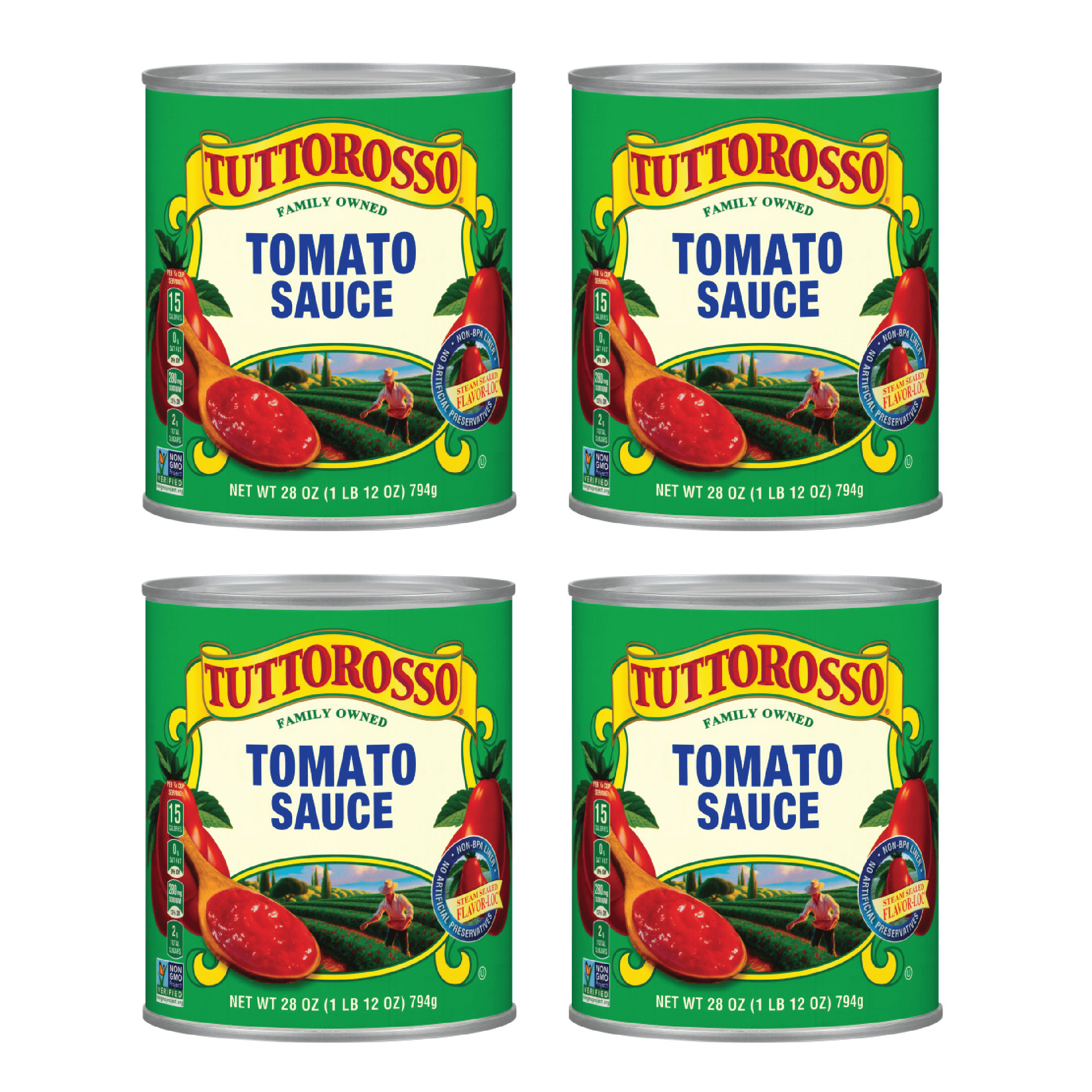 Tuttorosso Tomato Sauce, Gluten Free and Vegetarian Recipe, 28 Ounce