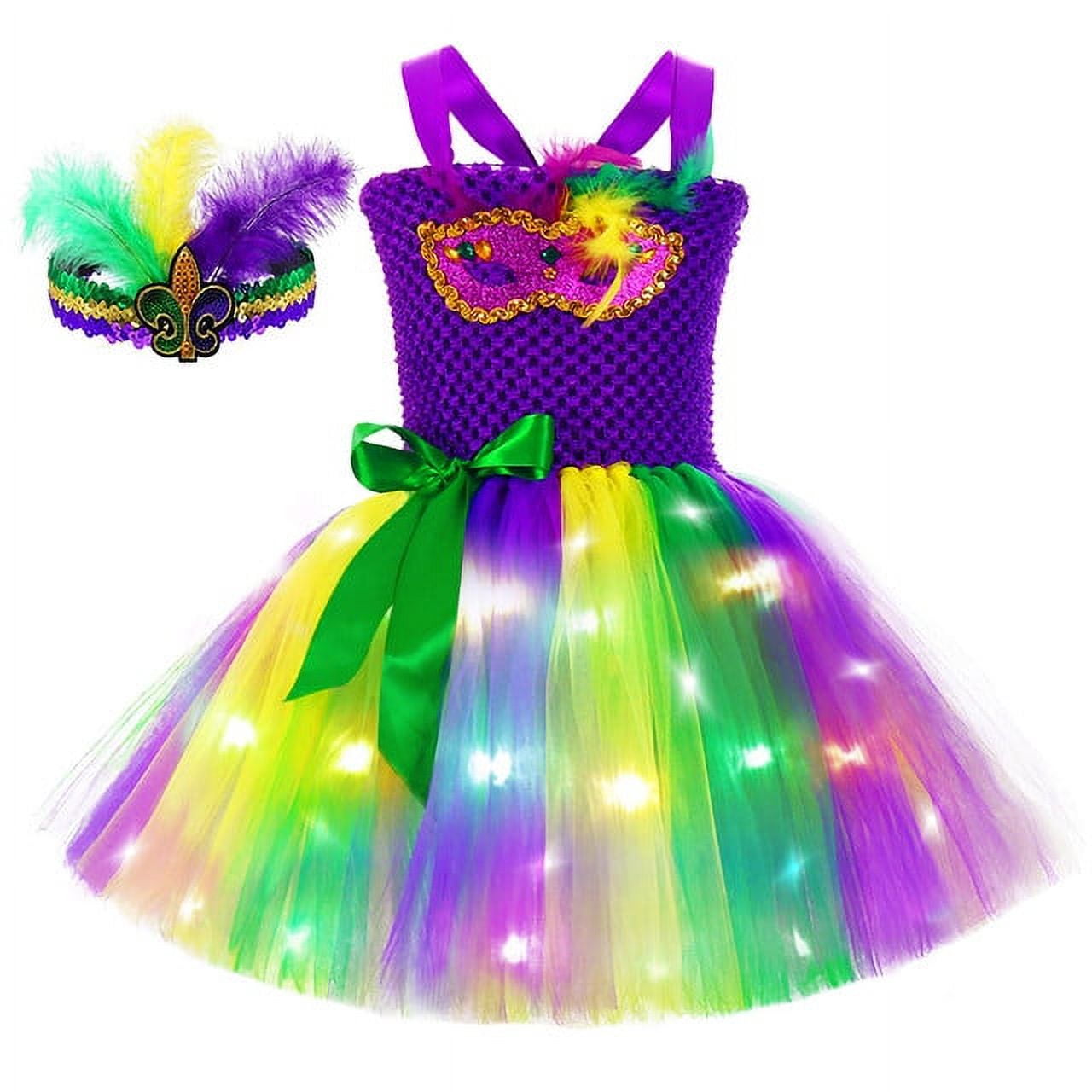 little girls mardi gras outfit