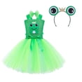 thumbnail image 1 of Tutu Dress for Girls Frog Playful Animal Performance Dress Cute For For Festive Events Cosplay Flowy Dresses 6-7 Years, 1 of 9