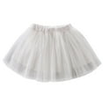 thumbnail image 1 of Tutu Dress for Girls Sizes 2-3 Years Embroidery Tulle With Plaid Striped Rain Bowknot Floral Colorful Lightweight Delicate Wh2 Skirt, 1 of 5