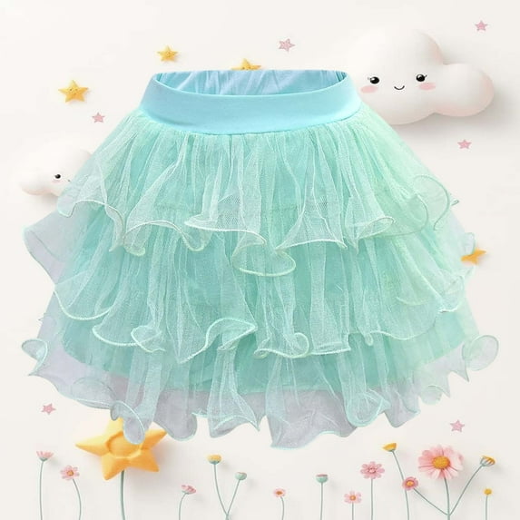 Tutu Dresses for Toddler Girls Green Tutu Ballet Tutu for Girls Fashion Casual Skirts Dress up Clothes for Girls 2-3 Years Mardi Gras Costumes for Girl