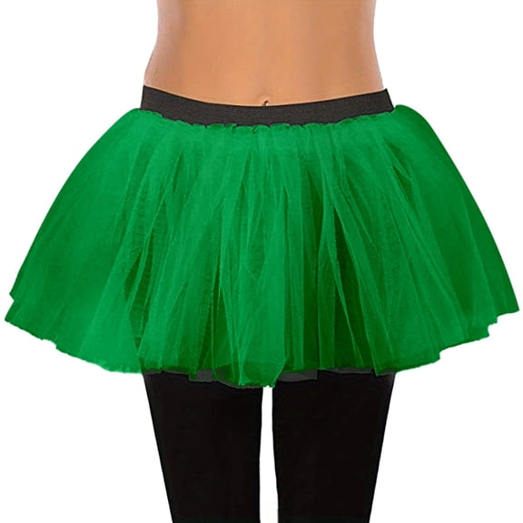 Tutu Dresses for Kids Girls Green Tutu Ballet Skirt Puffy Tutu Ballet Dress for Girls Mardi Gras Outfit for Girl