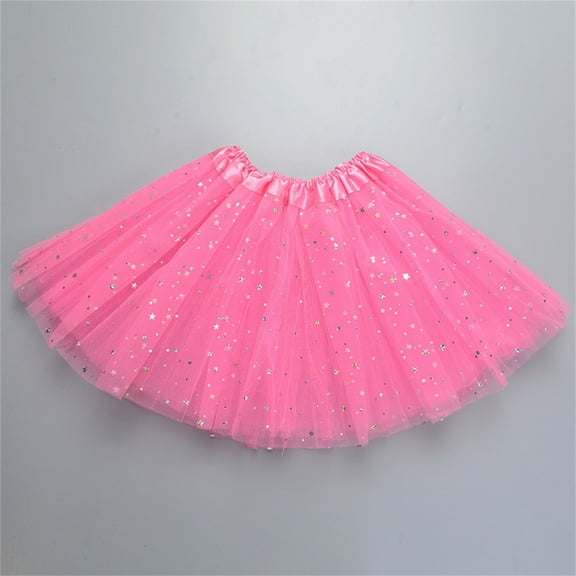 Tutu Dresses for Kids Girls Pink Tutu Girls Petticoat Underskirt Birthday Girl Outfit Ballerina Dress up for Girls Mardi Gras