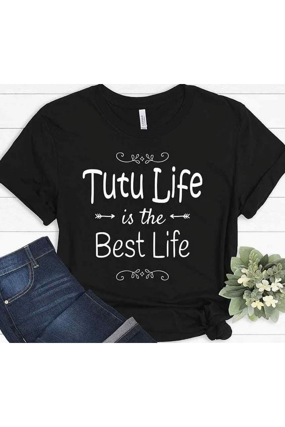 Tutu Life Is The Best Life Tutu For Hawaii Hawaiian Grandmother Tutu T-Shirt