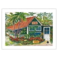 thumbnail image 1 of Tutu Maile’s Wonders - Hawaiian Gift Shop - From an Original Hawaii Watercolor Painting by Peggy Chun - Fine Art Matte Paper Print (Unframed) 18x24in, 1 of 4