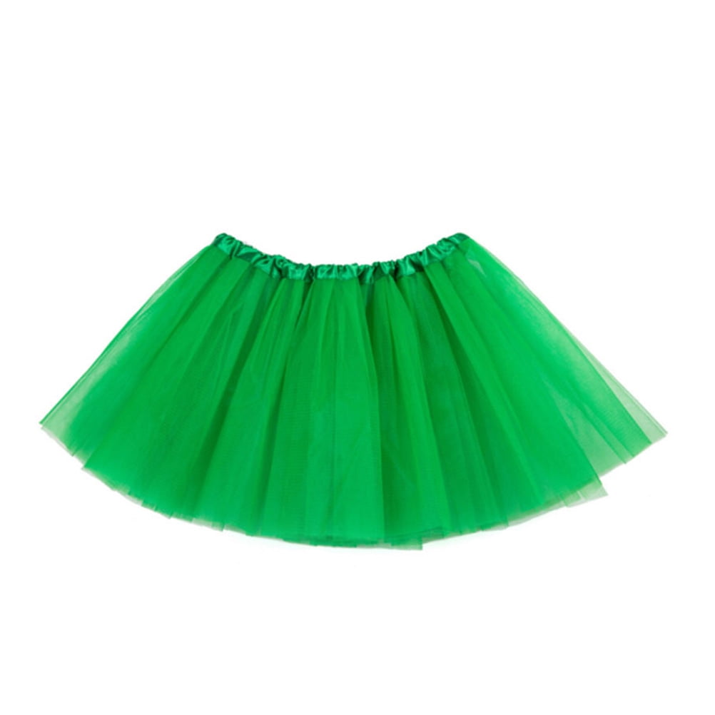 Tutu Skirt 3 Layers Ballet Dressing Up Kids Tutu Skirt for Girls Party Costume Favor (Light