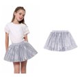 thumbnail image 1 of Tutu Skirt for Girls Layers Silver Tutu Sparkling Sequins Skirt Elastic Waist Ballet Dance Dress Princess Tutu Fairy Dress 3-4 Years, 1 of 3
