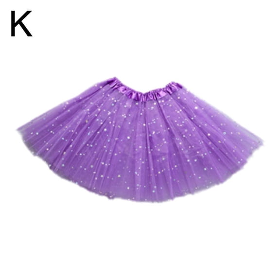 Tutu Skirts for Girls Layered Stars Sequins Tutu Skirt Princess for 2-8 Dress Party Ballet Costume Years Dance