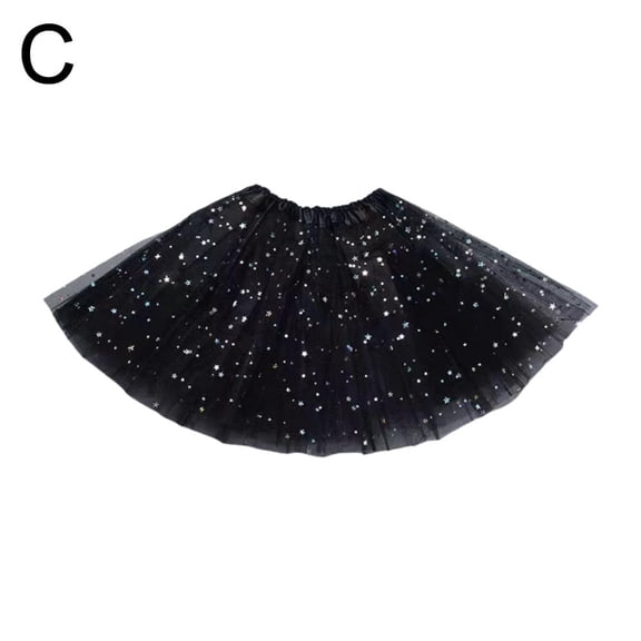 Tutu Skirts for Girls Layered Stars Sequins Tutu Skirt Princess for 2-8 Dress Party Ballet Costume Years Dance