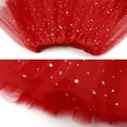 thumbnail image 1 of Tutu Skirts for Women Girls Adult Layered Tulle Tutu Skirt with Sequin Stars Red One Size, 1 of 3