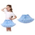 thumbnail image 1 of Tutu for Girls Layers Blue Tutu Elastic Waist Ballet Dress Birthday Dress 5-7 Years, 1 of 4