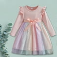 thumbnail image 1 of Tutu for Toddler Girls 2T 3T Girls Toddler Tutu Dresses Winter Long Sleeve Tulle for Party Casual Outfits 2-12T, 1 of 5
