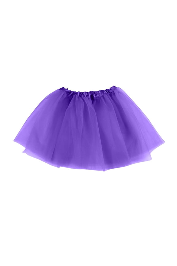 Tutu for Toddler Girls Adorable Kids Tutu Skirts Multicolor Tulle Ballet Tutus for Dress Up Parties Dance Recital Gifts Purple