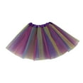 thumbnail image 1 of Tutu for Toddler Girls Kids Baby Multicolor Tulle Ballet Outfits Colorful Lightweight Delicate Purple Skirts, 1 of 2
