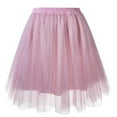 thumbnail image 1 of Tutu for Women Adults, Audhol Womens Pleated Knee Length Skirt Adult Tutu Dancing Skirt Tulle Dress Women Pink 3XL, 1 of 3