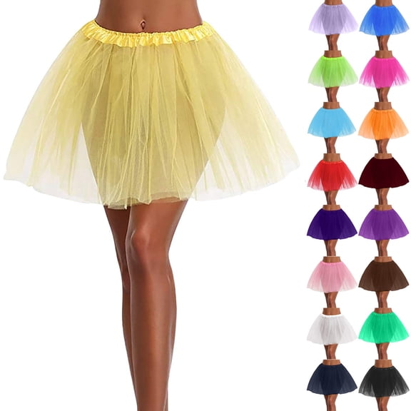 Tutu for Women Adults Layered Tulle Skirt Halloween Tutu Skirts for Women 80S Tutu Adult Tutus Fluffy Skirt Running