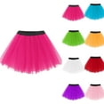 thumbnail image 1 of Tutu for Women Adults Sale Womens Fashion Pleated Gauze Short Skirt Adult Dancing Skirt Gauze Dress qILAKOG Free Size, 1 of 5