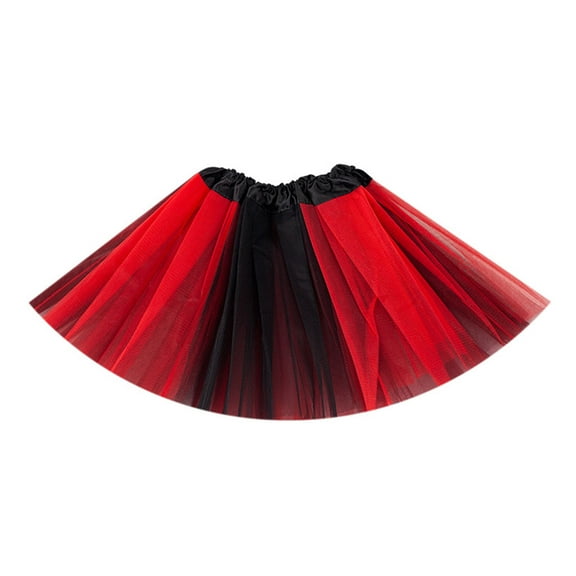 Tutus Skirt for Kids Teens Girls Elastic Layered Tulle Ballet Skirt,Ballet Dance Short Skirt Halloween Costumes Gifts