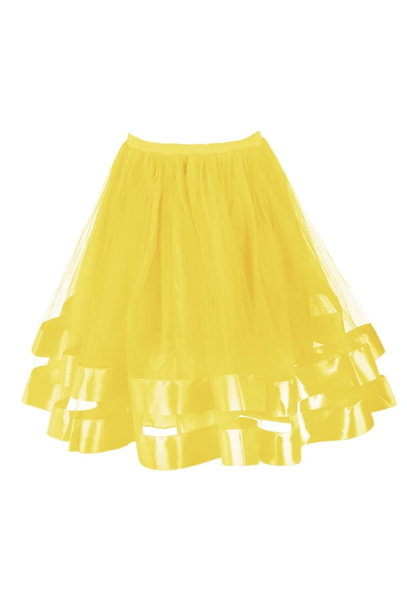 Tutus Skirts for Women Girls - Layered Tulle Ballet Skirts Prom Party Skirt Elastic Tulle Tutu Skirts Womens Tutu Skirt 80s Costumes for Women Carnival Costumes for Women