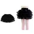 thumbnail image 1 of Tutus for Girls Layers Black Tutu Elastic Waist Ballet Dance Dress Princess Skirt Christmas Skirt 12-24 Months, 1 of 6