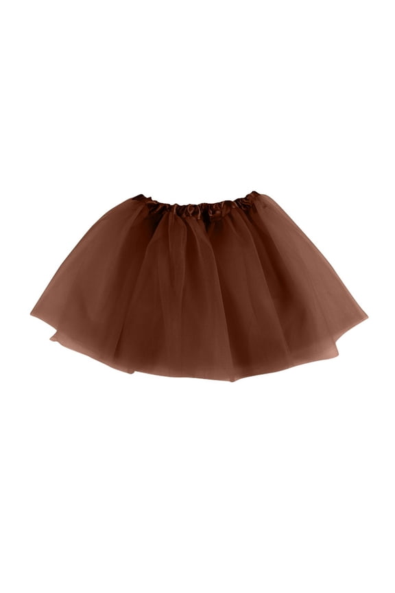 Tutus for Women 3 Layered Tutus Girl Teens Short Skirt Colorful Running Skirts Rave Costume Tutu Dance Skirt Coffee