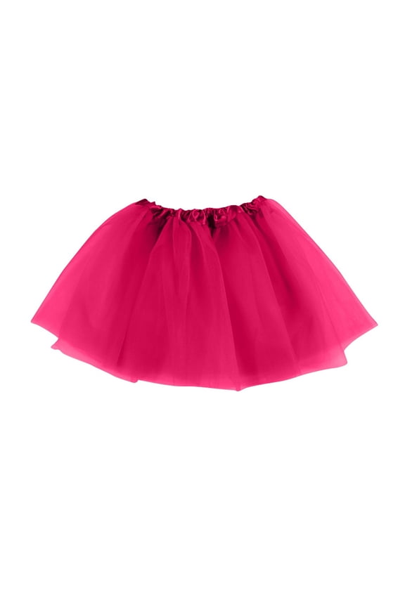 Tutus for Women 3 Layered Tutus Girl Teens Short Skirt Colorful Running Skirts Rave Costume Tutu Dance Skirt Hot Pink