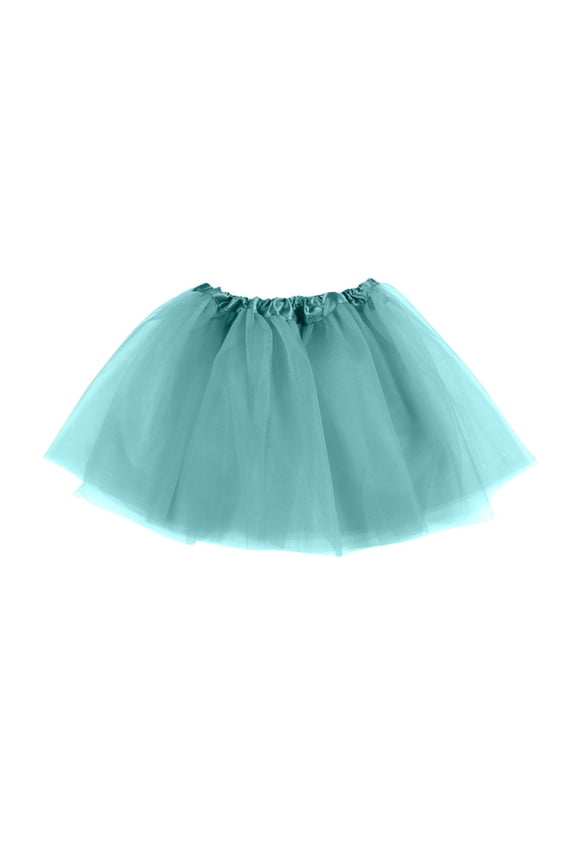 Tutus for Women 3 Layered Tutus Girl Teens Short Skirt Colorful Running Skirts Rave Costume Tutu Dance Skirt Light Blue