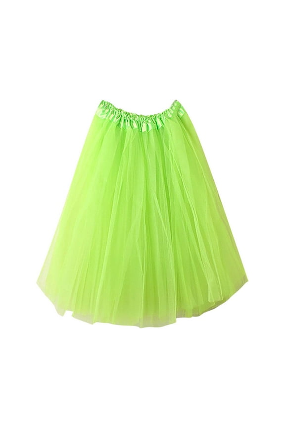 Tutus for Women Classic Elastic Layered Adult Tutu Tulle Skirts for Cosplay Party Dance Neon Running Tutu Skirts
