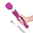 thumbnail image 1 of Tutuviw 1 Pc Wired Powerful Handheld Wand Massager with 10 Pulse Settings, Personal Total Body Therapy Massager Wand for Body Pain, Sports Recovery, Muscle Aches (Purple), 1 of 5