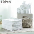 thumbnail image 1 of Tutuviw 10 Pcs 3-Layers Cotton Diaper,Soft & Breathable Infant Baby Diapers,Cotton Covers Nappy Insert Liners,Reusable Cotton Cloth Diaper for Toddler,12.5 * 4.7in,Common Size (3 Layers), 1 of 8